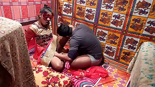 Tender insightful carnal knowledge between Indian husband and horny desi spliced