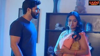 Indian big ass hot milf stepmom rub down and put the kibosh on her stepson in the air satisfy her and fucked her big ass real Hindi Desi sex video